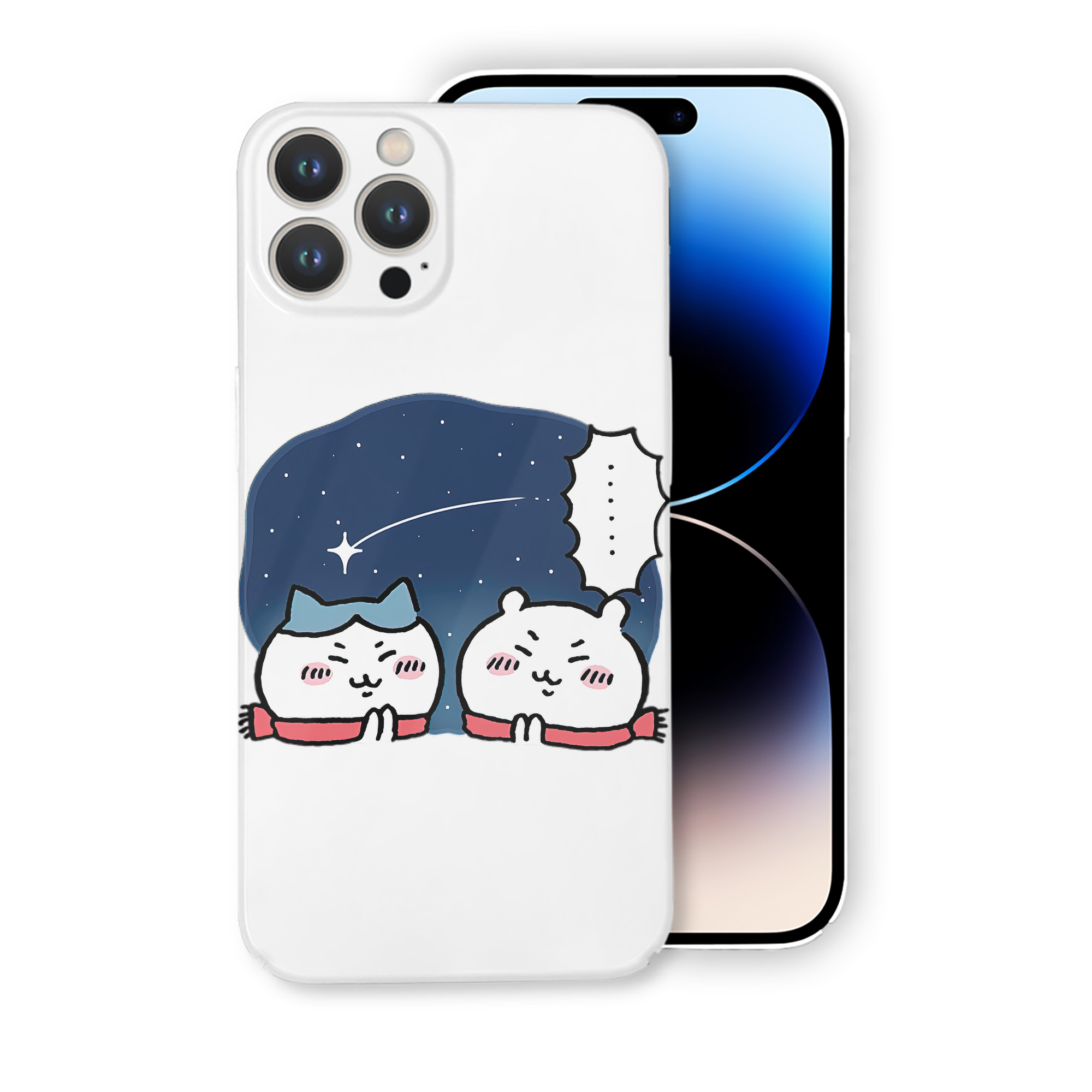 （画像用） ちいかわ ハチワレ Chii-kawa hachiware 【iPhone 14シリーズ対応】ハードケース